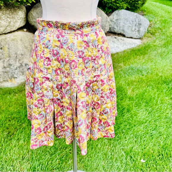 Zac Pozen for Target Metallic Brocade Pleated Mini Skirt - Picture 8 of 16